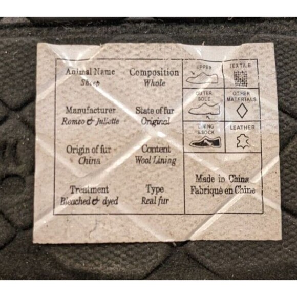 Women's Bearpaw Loki II Scuff Slipper Black Quilted Velvet Real Shearling Size 6 - Picture 7 of 8